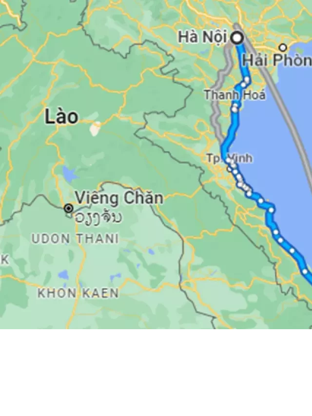   Khoảng cách du lịch từ Hà Nội đến Huế