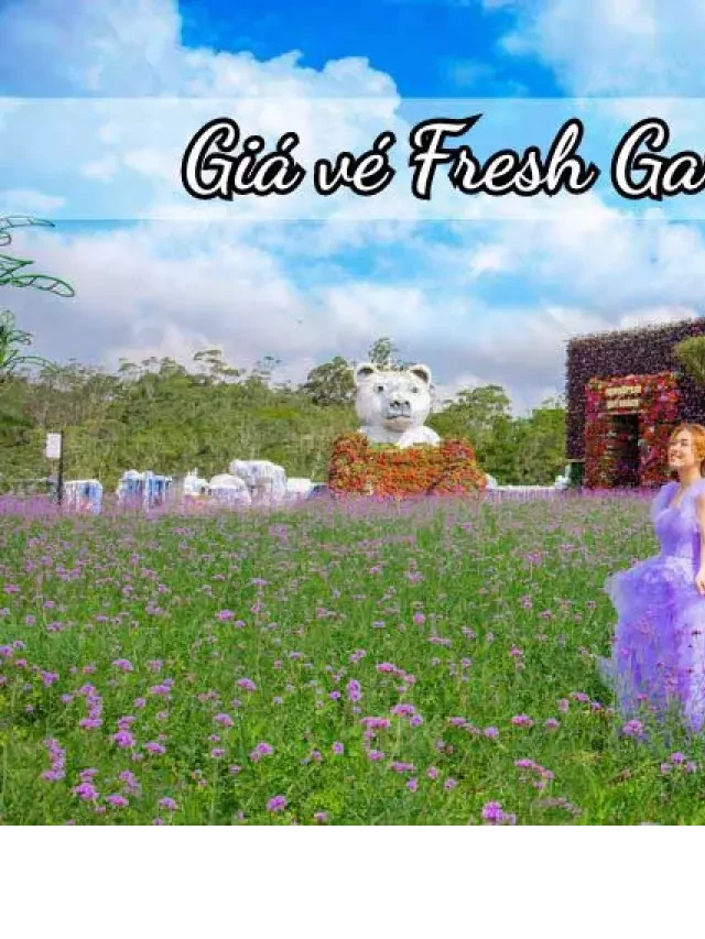   [Cập nhật] Khám phá giá vé Fresh Garden Đà Lạt và điều cần biết