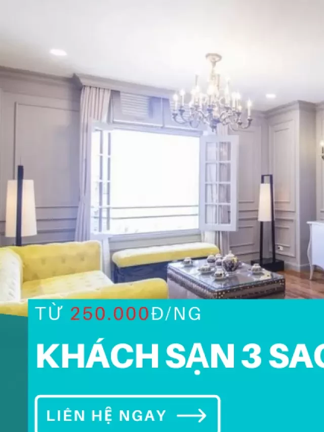   Khách sạn 3 sao ở Đà Lạt - Cập nhật voucher 2023