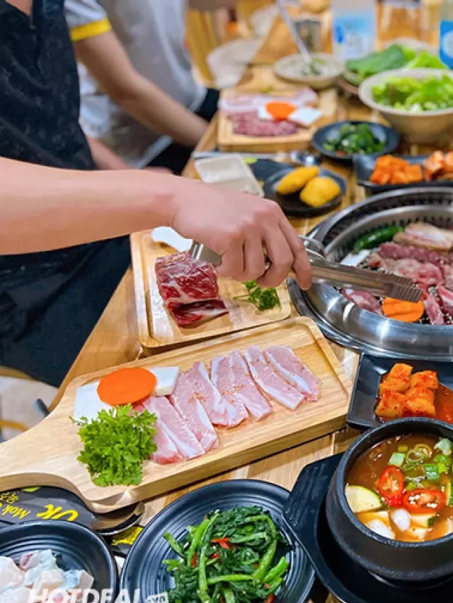   Ok Mokchang - Buffet Lẩu Nướng Thượng Hạng Tặng Nước Uống