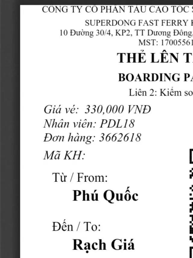   Du lịch từ Phú Quốc đến Hà Tiên với tàu Superdong