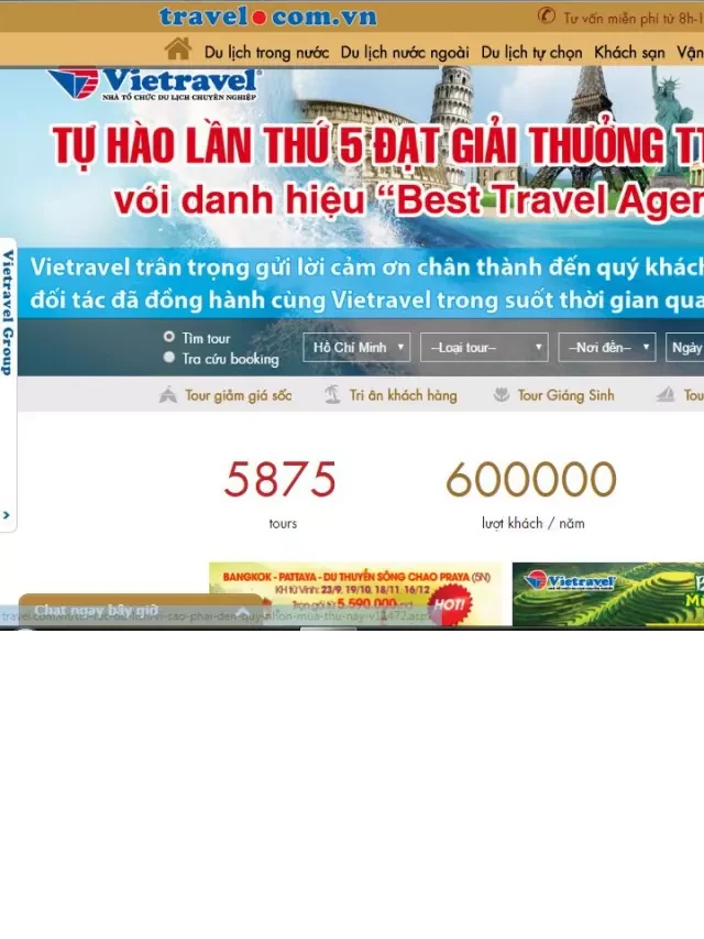   Top 10 Website Du Lịch Nổi Tiếng Nhất Việt Nam