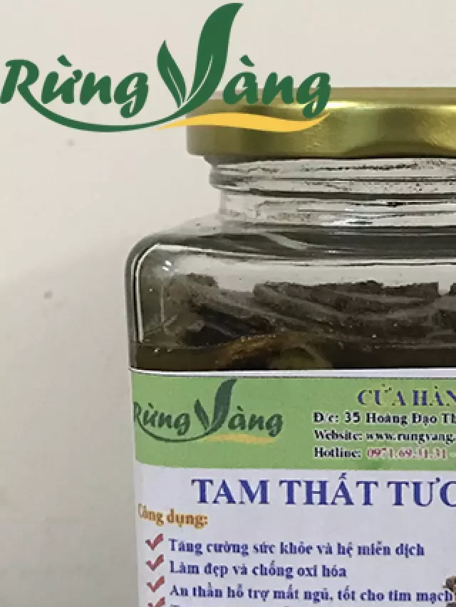   Làm tam thất tươi ngâm mật ong - Một cách đơn giản dễ thực hiện ngay tại nhà