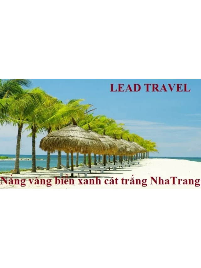   Gợi ý lịch trình tour Nha Trang 5 ngày 4 đêm chi tiết: Trải nghiệm du lịch tuyệt vời cùng LEAD TRAVEL